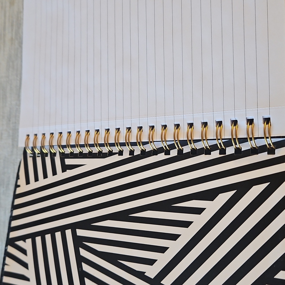 Saks Fifth Avenue Black Notebook with Lined Pages. - Picture 4 of 4